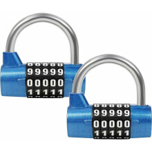 Portable Combination Padlock, Letter Combination Lock, Sturdy Security Padlock For Gym, Work And School, Doors, Fences And Shelters, Password Lock,