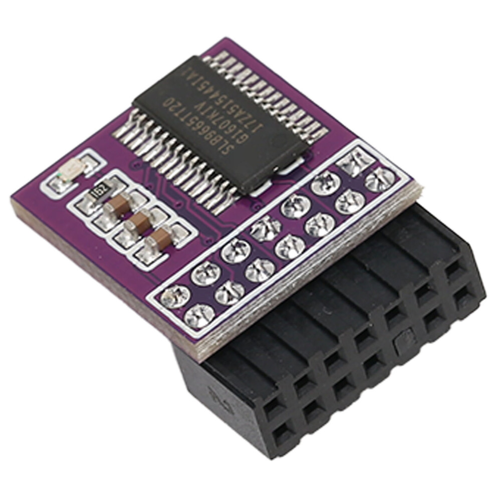 Tpm 2.0 Security Module 14Pin Lpc Interface For Win11 Asus Platform Purple 6931370079751