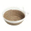 Handgeweven Katten Stro Mand Bed AntiKrassen Katten-Witte M 1