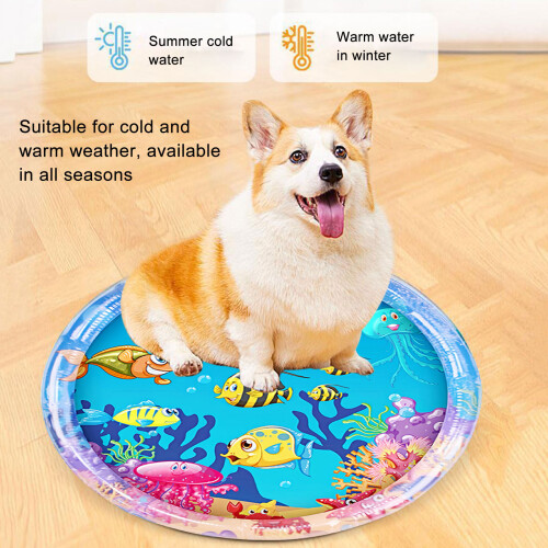 Tapis de refroidissement pour chiens et chats, lit à eau-1 2