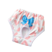 Hondenluier in warmtebroek slipje Ademende wasbare shortluier-M1