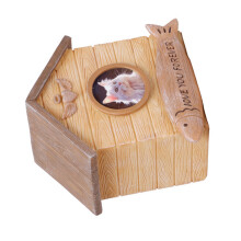 Resin Pet Urns Dog Cats Memorial Funeral Casket Ashes-cat