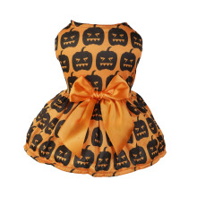 Kürbisbedrucktes Haustierkleid für Katzen, elegante-L Kürbisrock