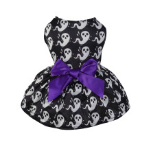 Small Pet Skirt Halloween Dress Up Costume Cats 2Leg-M ghost1