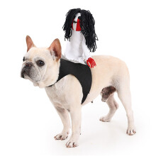 Hund 3D Langes Haar Kostüm Dress Up Halloween Haustier Sadako-S