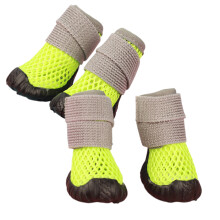 Mesh hondenschoenen Outdoor-fluorescerend groen nr. 4