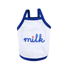 Gilet pour chiens et chats, Costume imprimé avec-Blanc S