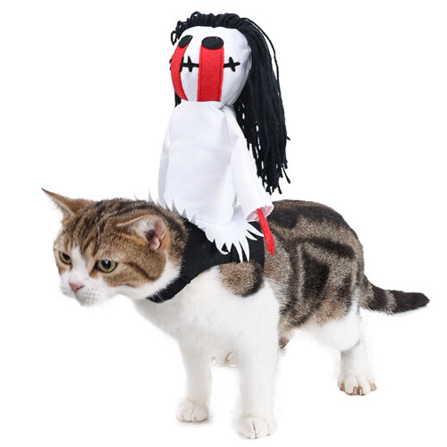 Hond Cosplay Killers 3D Lang haar Kostuumaccessoires Verkleden-M