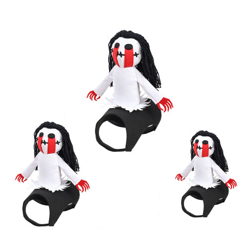 Hond Cosplay Killers 3D Lang haar Kostuumaccessoires Verkleden-M 1