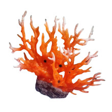 Artificial Colorful Water Plant for Decorating-orange white L