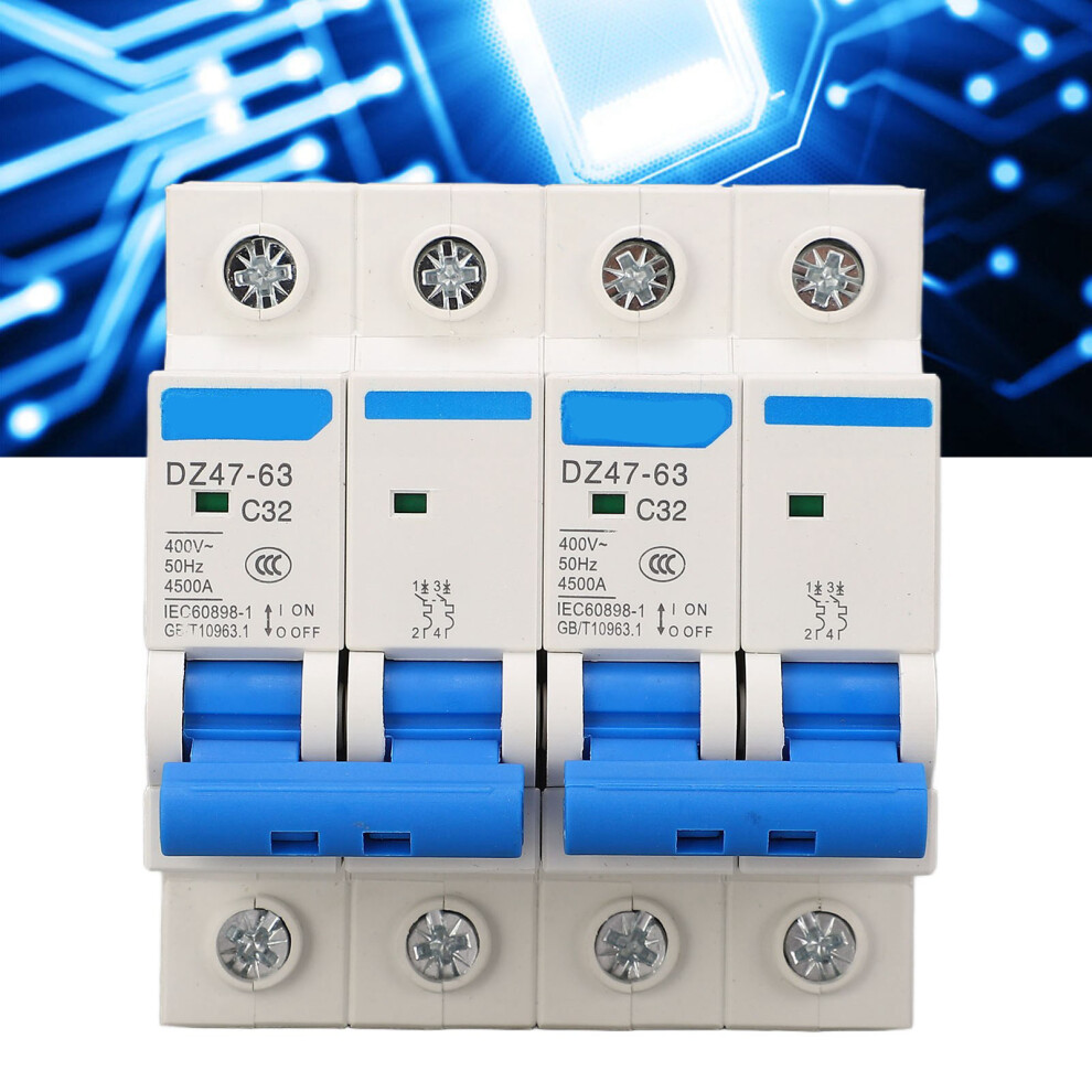 32A 2P Interlock Circuit Breaker Din Rail Isolator 400V, 50Hz 8431370085212