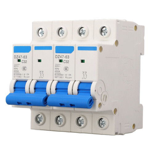 Interruttore di Sicurezza Interruttore di Circuito a Interblocco 32A 2P su Vite DIN Isolatore Interruttore Aereo da 4500A 2