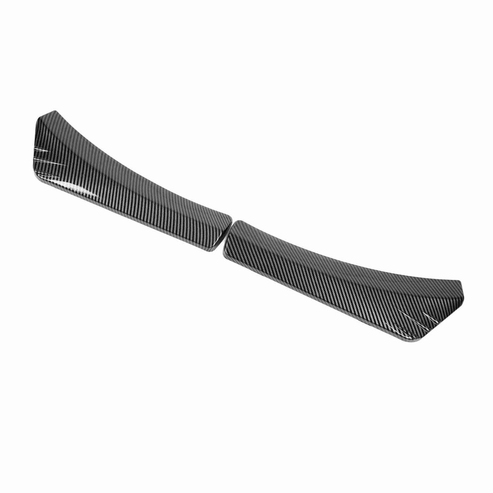 2Pcs Front Bumper Lip Angles, /Carbon Fiber Look, 33Cm Black 6921370086415