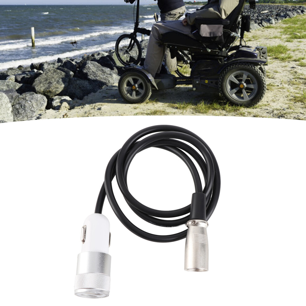 Joystick Controller Power Cable for Wheelchair 12-24V Fast Charging Line