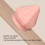 Silicone Myofaszien-Release-Ball mit Saugfuß - Hellrosa 3