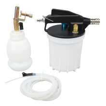 Universal Rubber Adapter Vacuum Brake Bleeder Kit Pneumatic Brake Fluid Extractor Master Cylinder Evacuation Hose Silicone Bleed Hose One Person