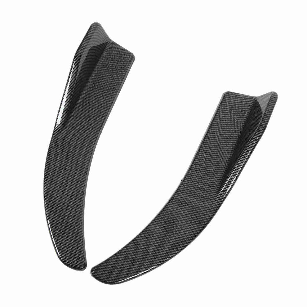 2Pcs Car Rear Trunk Spoiler 41.5Cm Carbon Style Universal Auto Wing 8001377634265