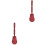 2St Kinder Castanets Donkerrood Percussion Instrument Speelgoed 5