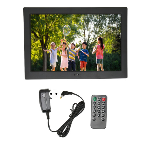 Smart WiFi Digital Picture Frame With Remote Controlled Multi Functional Custom Settings, Supports SD Card Expansion For Extended Storage Capacity