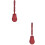 2St Kinder Castanets Donkerrood Percussion Instrument Speelgoed 8