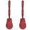 2St Kinder Castanets Donkerrood Percussion Instrument Speelgoed 4