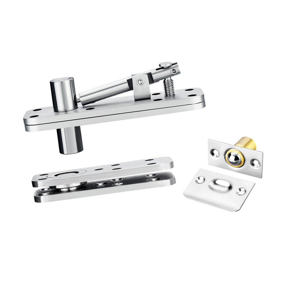 Adjustable Heavy Duty Door Pivots Hinges 360 Degree-Silver 7732000549427
