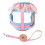Escap-Proof Pet Harness for Cats Adjustable Vest-S blue pink 1