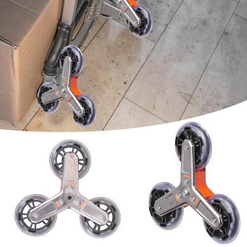 Roues d'escalade en acier, 2 pièces, roulettes-Vert 2
