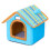 Lit chaud pour animaux de compagnie, tente d'intérieur-Bleu 1