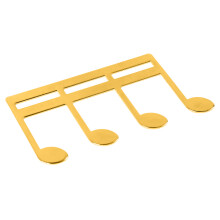 Clips de Livre de Musique en Or Compact – Support en Métal Antidérapant pour Feuilles de Musique