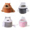Portable Cat Backpack Front Dogs Backpack Carrier Dog-Pink M 2