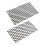 Grilles de cheminées en acier, grille robuste, support-S 2