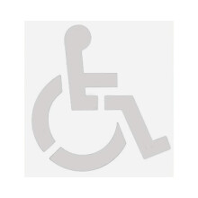 Handicap Stencil Flexible Garage Marker Folding Handicapped