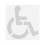 Handicap Stencil Flexible Garage Marker Folding Handicapped 1