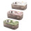 2-in-1 Pet Automatic Feeder Cat Drinking Bowl Cat Bowl-White 2