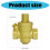 DN15/DN20/DN25/DN32 Regler, verstellbare Überdruckventile,-DN25 2