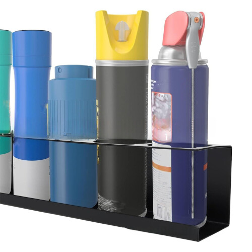 Pack of 2 Garage and Workshop Bottle Storage Racks for Efficient 1