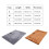 Foldable Pet Cushions Super Soft Square Plush Cat Bed-brown XL 4