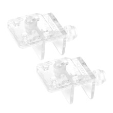 2pieces Aquarium Net Clamp Clear Mesh Netting Fish Tank