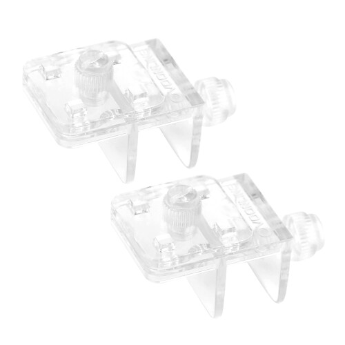 2pieces Aquarium Net Clamp Clear Mesh Netting Fish Tank