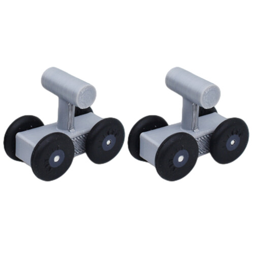 2x Bird Trick Training Toy for Parakeet Desktop Roller Skates