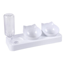 Pet Cat Bowl Automatic Feeder Pet Feeder And Waterer 3-in-1 Dog