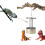 Hängendes Futterbecken, Eidechse, Chamäleon-Futternapf, Gerste, 6