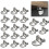20pcs Solid Alloy Shelf Support Pegs for Multipurpose Use In 5
