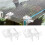 2pieces Aquarium Net Clamp Clear Mesh Netting Fish Tank 2