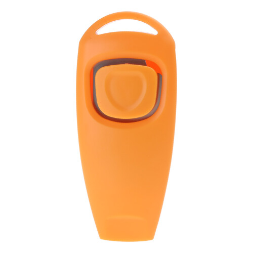 Dog Training Clickers and Whistle in One Consistent-orange