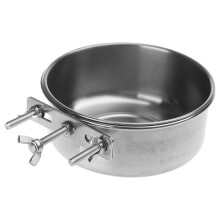 Käfig Katzen Wasser Futterspender Schüssel für-14x5,5cm