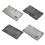Tea Towel Super Absorbently Tea Mat Double-Xiangyun deep gray 2