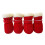 Chaussures antidérapantes pour chiots, chaussons-Rouge S 1
