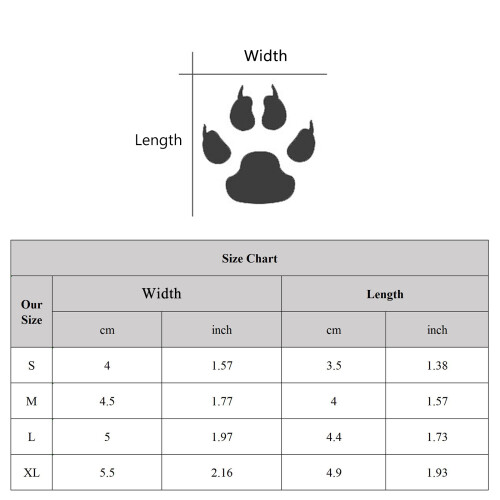 4 pièce/ensemble hiver chien chaussures pour petits-Rose XL 2